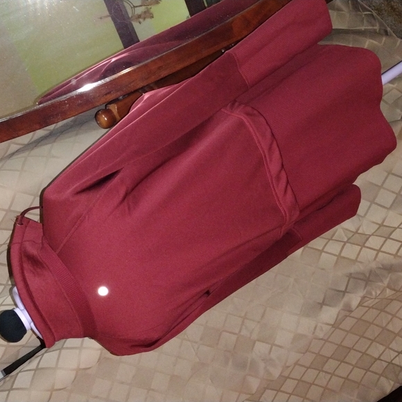 Avia Maroon Half Zip Pullover Long Sleeve Top EUC - Picture 6 of 11